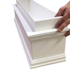 Fairfield 3' window box mayne inc. 33 5 Inch Pvc Window Box Liner 8 H X 7 5 W