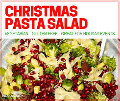 Mix in tomatoes, mozzarella cheese balls, and pepperoni strips. Christmas Pasta Salad Cheeseslave