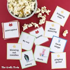 Click the links below to. Free Printable Sing Charades Cards The Craft Train