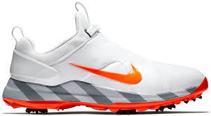 Pre Owned Nike Golf Tour Premiere Us Open Pe 2018 In White Wolf Grey Total Orange Modesens Mens Golf Fashion Golf Fashion Nike Golf Shoes