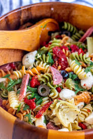Watch the video showing you how to make this recipe, then scroll to the bottom of this post and print out the recipe so you can make it at home. Antipasto Pasta Salad Italian Deli Salad Kylee Cooks
