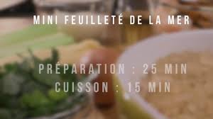 Gourmand Mini Feuillete De La Mer Youtube