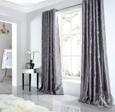 Decorate Your Home With Silver Curtains Beautiful Details About Sicily Curtains Luxury Faux Silk Silver Grey Emb Satin Curtains Luxury Curtains Silver Curtains