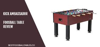 Check Out Our Latest Review Of Kick Ambassador Foosball Table Review Foosball Soccer Foosballtable Soccertable Review Foosball Table Cool Photos Foosball