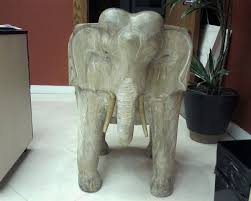 Intricately designed, this delightful elephant chair features a natural wood seat and a back shaped like an elephant! Hand Carved Wooden Elephant Chair Antique Appraisal Instappraisal
