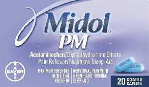 Midol Pm Tablet Coated Bayer Healthcare Llc