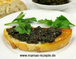 Schwarze Olivenpaste Mamas Rezepte Mit Bild Und Kalorienangaben Rezepte Essen Rezepte Lebensmittel Essen