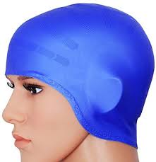 The Friendly Swede 2 Stuck Silikon Badekappen Schwimmzubehor Mit Komfortablem Ohrenschutz Schwarz Blau Baden Badespas Badekappe Schwimmen Schwimmkappen