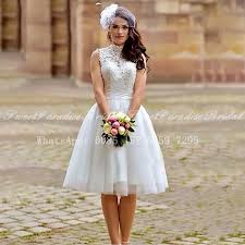 Enter the short wedding dress, which still looks beyond chic paired with a veil and your desired if you dare, here are 80 dresses that may just give the lengthy, dramatic wedding gown options out. Bohemia Beach Short Wedding Dress 2020 Women Open Back White Lace Top And Tulle Skirt A Line High Neck Bridal Dresses Gown Wedding Dresses Aliexpress