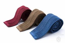 This knit tie pattern is easy to work up and add an extra pop to any business attire. 5 Ways To Wear A Knit Tie