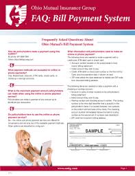 Ohio mutual news ohio mutual awarded the ward's 50 honor july 20, 2021. Fillable Online Faq Bill Payment System Ohio Mutual Insurance Group Fax Email Print Pdffiller