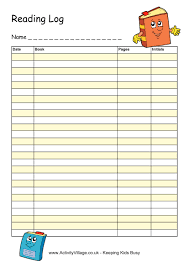 Free Printable Reading Log Templates [PDF, Excel]
