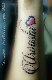 Urvashi Name Tattoo In 2021 Tattoos Name Tattoo Triangle Tattoo