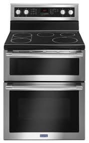 Though it was among the best we tested at baking cakes, the oven heated very manufacturer's warranty: Fingerprint Resistant Stainless Steel 30 Inch Wide Double Oven Electric Range With True Convection 6 7 Cu Ft Met8800fz Maytag