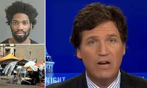 Tucker Carlson blames US homeless crisis