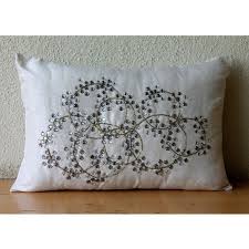 Decorative Oblong Lumbar Rectangle Throw Pillow Cover Accent Etsy Throw Pillows Silk Pillow Cover Pillows