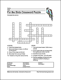 Looking For Birds Printables Find Coloring Pages Games And More Bird Printables Crossword Puzzle Crossword