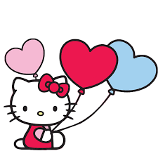 Hello Kitty With Balloons Hello Kitty Art Hello Kitty Coloring Hello Kitty Images