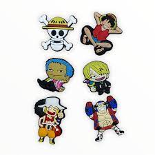 Well you're in luck, because here they come. 6 Piece Lot One Piece Anime Croc Shoe Charms Bracelet Jibbitz