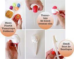 Plastik Kasiklardan Marakas Yapimi 3 Farkli Model Kirpik Tig Desenleri Hobi