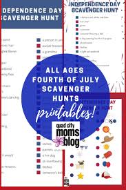 It includes alphabet game ideas for kids using the string letters. Fourth Of July Scavenger Hunt All Ages Printables