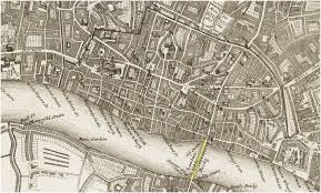 A Map Of London The South Bank Showing Old London Bridge C 1720 London Bridge London City London