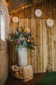 Colourful Diy Floral Luxe Barn Wedding At Park House Barn Cumbria Barn Wedding Decorations Barn Wedding Rustic Wedding Flowers