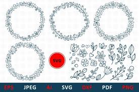 Free handwritten svg cut files | lovesvg.com. Floral Wreaths And Elements Bundle Graphic By Millerzoa Creative Fabrica In 2020 Wreath Drawing Hand Lettered Svg Family Monogram