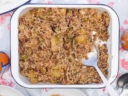 Lamb Keema Pulao With Cucumber Onion Raita Recipes Pakistani Food Popular Recipes