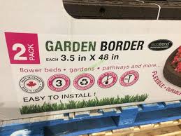 And our stiff, strong garden timbers, which are made out of recycled plastic and wood fiber. Costco 1090683 Ecotrend 2pk Flexible Rubber Garden Border Name Costcochaser