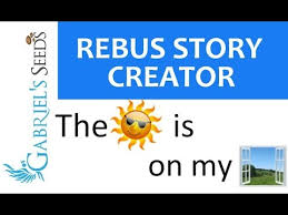 Generate and print online rebus puzzles. Rebus Story Creator For Kids Youtube