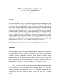 Laut adalah sebuah perairan asin besar yang dikelilingi secara menyeluruh atau sebagian oleh daratan. Pdf Unsur Asam Dan Akal Budi Melayu Analisis Semantik Inkuisitif