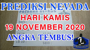 Prediksi Nevada Kamis 19 November 2020 Nvd Jitu Youtube