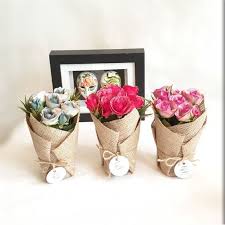 Bunga Pot Hias Artificial Flower Pot Goni Aesthetic Dekorasi Rumah Bunga Pot Bunga Dekorasi Rumah