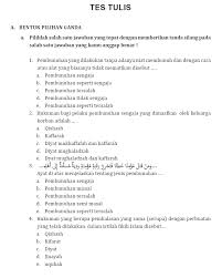 Contoh Lembar Jawaban Soal Pilihan Ganda Dan Essay Ilmusosial Id