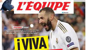 Tiene que dejar de inventarse historias, sigue mintiendo. Benzema Worthy Ballon D Or Winner L Equipe Heaps Praise On Real Madrid Forward As Com