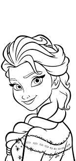 Choose language coloring pages worksheets mandala craft. Elsa Drawing Printable Coloring Printable B108 Terminal