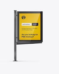 Creating social media mockups can be laborious and quite difficult for people new to graphic designing. Citylight Poster Mockup Front View In Outdoor Advertising Mockups On Yellow Images Object Mockups Free Psd Mockups Templates Mockup Free Psd Poster Mockup