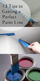 13 Tips To Getting A Perfect Paint Line Paint Line Painting Tips Diy Home Improvement