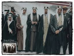 الملك فيصل بن عبدالعزيز و الامير محمد بن عبدالعزيز و الملك فهد بن عبدالعزيز و الامير عبدالله الفيصل و الامير نواف بن عبدالعزيز King Faisal Rare Pictures King Queen