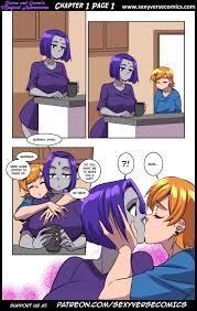 Post 5300089: Ben_10 comic crossover DC DCAU Gwen_Tennyson Raven  Sexyverse_Comics Teen_Titans