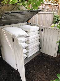 Cushions for outdoor chairs usually come in one of two styles: Outdoor Cushion Storage Shed Diy And Done The Inspired Room