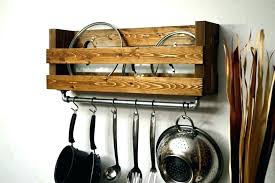 Pots And Pans Organizer Ikea Pan Organizer Utensil Organizer Utensil Rack Wall Mount Wall Mounted Pa In 2020 Wall Mounted Kitchen Shelves Kitchen Rack Pot Rack Hanging