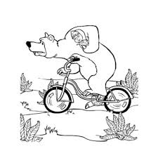 Masha an the bear coloring pages printable. Colorint