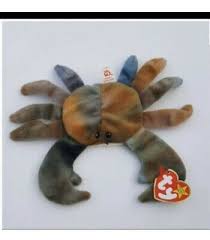 Rare Retired Errors Ty Beanie Babies Claude The Crab Style 4083 Pvc Ebay Baby Beanie Original Beanie Babies Ty Beanie