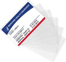 The short sides should be at the top and bottom. Amazon Com Sooez New Medicare Card Holder Protector Sleeves 12mil Clear Pvc Soft Water Resistant Medicare Card Protector Sleeves For New Medicare Card Credit Card Business Card Social Security Card 10 Pack
