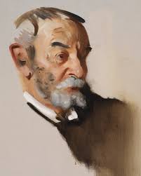 1919 Hon Jules J. Jussera French Ambassador to the United States During the  First World War By John Christen Johansen (1876-1964) Danish-American  #figurative #academicart #portrait #art #oilpainting #19thcenturyart  #romanticism #painting #beard #white #