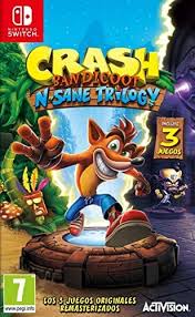 Un juego de vestir a crash bandicoot, el más aventurero de todos los personajes. Crash Bandicoot N Sane Trilogy Nintendo Amazon Es Videojuegos