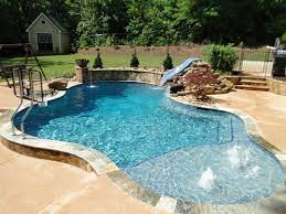 Spicing up your inground pool. Pool For Sun Bathing Luxury Pools Backyard Pools Backyard Inground Small Pool Design