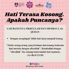 Cara membuat hati gelisah menjadi tenang | ustadz adi hidayat lc., ma. Persatuan Rakan Masjid On Twitter Hati Terasa Kosong Apakah Puncanya Biro Dakwah Penerangan Sahabat Palam Pernahkah Kalian Terdetik Mengapa Hati Terasa Kosong Bagaikan Tiada Apa Apa Perasaan Kadang Kala Rasa Tidak